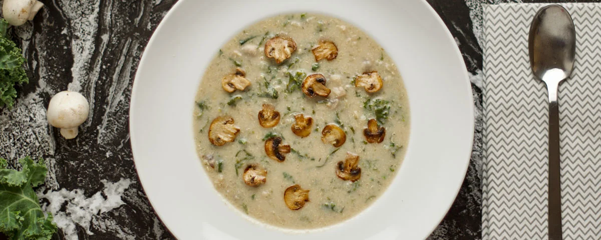 Recipe kit Mushroom quinoa soup with thyme